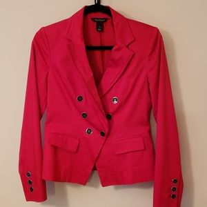 WH/BL Red blazer